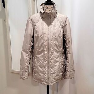 Karen Scott Cream Coat. x-large. S12
